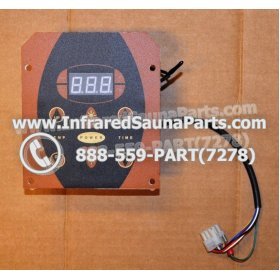 COMPLETE CONTROL POWER BOX WITH CONTROL PANEL - COMPLETE CONTROL POWER BOX  HAVEN SAUNA INFRARED SAUNA AND FACEPLATE AND REMOTE CONTROL 2