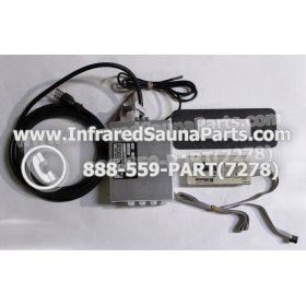 COMPLETE CONTROL POWER BOX WITH CONTROL PANEL - COMPLETE CONTROL POWER BOX O-SAUNA INFRARED SAUNA WITH 110  120 POWER CABLE AND CONTROL PANEL 1