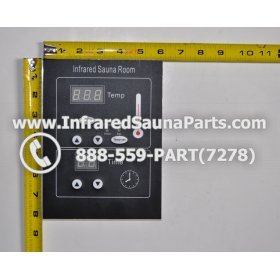 CIRCUIT BOARDS WITH  FACE PLATES - CIRCUIT BOARD WITH FACE PLATE  HEATWAVE INFRARED SAUNA  MANUAL ON OFF SWITCH DUAL SIDE 2