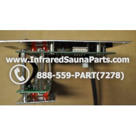 CIRCUIT BOARDS WITH  FACE PLATES - CIRCUIT BOARD WITH FACE PLATE NIRVANA SAUNAS SN 20051124279 AND REMOTE CONTROL 15