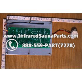 CIRCUIT BOARDS WITH  FACE PLATES - CIRCUIT BOARD WITH FACE PLATE FED INTERNATIONAL INFRARED SAUNA 03112006 MANUAL ON OFF SWITCH 5