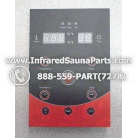 FACE PLATES - FACEPLATE FOR CIRCUIT BOARD  ZENAWAKENING  INFRARED SAUNA  06S084 1