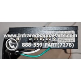 COMPLETE CONTROL POWER BOX 110V / 120V - COMPLETE CONTROL POWER BOX 110V  120V WITH 7 CIRCUIT BOARD PINS  6 FEMALE PLUGS SAUNAGEN INFRARED SAUNA 21
