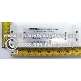 ADAPTERS / TRANSFORMERS - ADAPTERS TRANSFORMERS 110V /120V MSD-0-10V-DIM-CV-30W  DIMMABLE 3