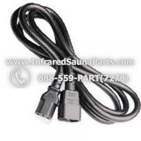 PLUG IN WIRES - PLUG IN WIRE 6ft IEC320 C14 to C13  143 SJT (15A 250V) 3