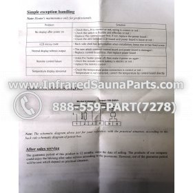 J INFRARED HEATERS 220V / 240V - REMOTE CONTROL FOR J RADIANT INFRARED HEATERS 8