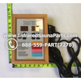 COMPLETE CONTROL POWER BOX WITH CONTROL PANEL - COMPLETE CONTROL POWER BOX CLEARLIGHT INFRARED SAUNA MODEL GD-1000 960W WITH ONE CONTROL 220V 240V 6