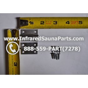 DOOR HINGES - DOOR HINGE  STYLE 4 - COMPLETE SET WITH SCREWS 3