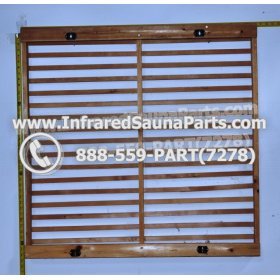 WOOD BACKRESTS - HEMLOCK WOOD BACKREST ( 39.5" x 39" ) 5