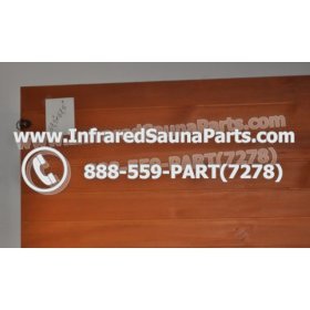 WOOD SAUNA WALLS - HEMLOCK WOOD SAUNA PANEL ( 69.5" x 67.5" ) 2