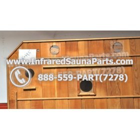 WOOD SAUNA ROOF - HEMLOCK WOOD SAUNA ROOF ( 48" x 49.5" ) 2