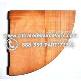 WOOD SHELVES + CUP HOLDERS - HEMLOCK WOOD CUP HOLDER STYLE 5 7