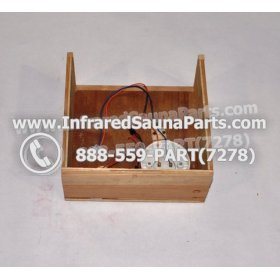 WOOD STEREO HOUSINGS - HEMLOCK WOOD STEREO COVER WITH LED LIGHT AND THERAPY LIGHTS STYLE 1 2