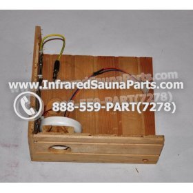 WOOD STEREO HOUSINGS - HEMLOCK WOOD STEREO COVER WITH LED LIGHT AND THERAPY LIGHTS STYLE 1 5