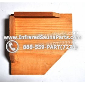 WOOD SHELVES + CUP HOLDERS - HEMLOCK WOOD CUP HOLDER STYLE 6 7