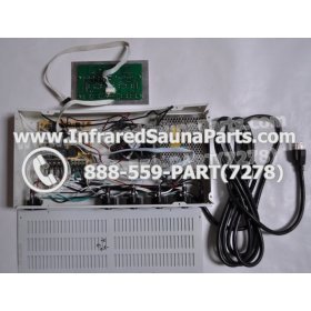 COMPLETE CONTROL POWER BOX WITH CONTROL PANEL - COMPLETE CONTROL POWER BOX GAIA INFRARED SAUNA STYLE 1 WITH ONE CONTROL PANEL 18