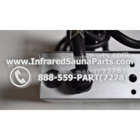 COMPLETE CONTROL POWER BOX 110V / 120V - COMPLETE CONTROL POWER BOX 110V / 120V WASAUNA INFRARED SAUNA STYLE 3 6
