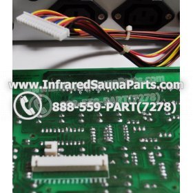 COMPLETE CONTROL POWER BOX WITH CONTROL PANEL - COMPLETE CONTROL POWER BOX WASAUNA INFRARED SAUNA STYLE 4 WITH TWO CONTROL PANELS 5