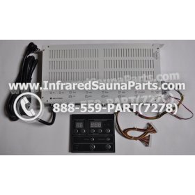 COMPLETE CONTROL POWER BOX WITH CONTROL PANEL - COMPLETE CONTROL POWER BOX GAIA INFRARED SAUNA STYLE 4 WITH ONE CONTROL PANEL 1