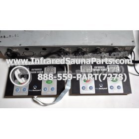 COMPLETE CONTROL POWER BOX WITH CONTROL PANEL - COMPLETE CONTROL POWER BOX GAIA INFRARED SAUNA STYLE 2 WITH TWO CONTROL PANELS 3