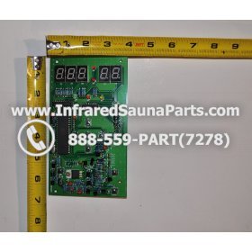 CIRCUIT BOARDS WITH  FACE PLATES - CIRCUIT BOARD WITH FACE PLATE WATERSTAR INFRARED SAUNA  06S065 3