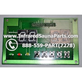 CIRCUIT BOARDS WITH  FACE PLATES - CIRCUIT BOARD WITH FACEPLATE HEALTHLAND INFRARED SAUNA  WSP4 5