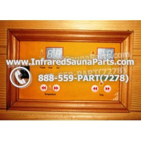 CIRCUIT BOARDS WITH  FACE PLATES - CIRCUIT BOARD WITH FACE PLATE HEALTHLAND INFRARED SAUNA 10J0460 6