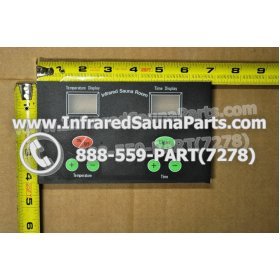 CIRCUIT BOARDS WITH  FACE PLATES - CIRCUIT BOARD WITH FACEPLATE LUX INFRARED SAUNA  NYSN3DB F1.3 WITH WIRE 2