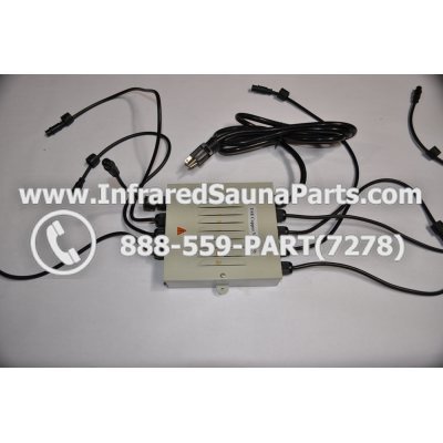 COMPLETE CONTROL POWER BOX 220V / 240V - COMPLETE CONTROL POWER BOX 220V / 240V SUNTECH INFRARED SAUNA WITH 8 HEATER PLUGS v1 1