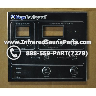 FACE PLATES - FACEPLATE FOR CIRCUIT BOARD SRZHX001 KEYSBACKYARD 9 BUTTONS 1