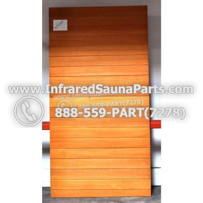WOOD SAUNA WALLS - HEMLOCK WOOD SAUNA PANEL ( 72.5" x 37.8" ) L 1