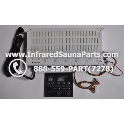 COMPLETE CONTROL POWER BOX WITH CONTROL PANEL - COMPLETE CONTROL POWER BOX JOSEN INFRARED SAUNA STYLE 4 WITH ONE CONTROL PANEL 1