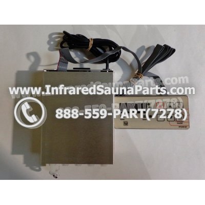 COMPLETE CONTROL POWER BOX WITH CONTROL PANEL - COMPLETE CONTROL POWER BOX  SOFTHEAT INFRARED SAUNA WITH CONTROL PANEL 1